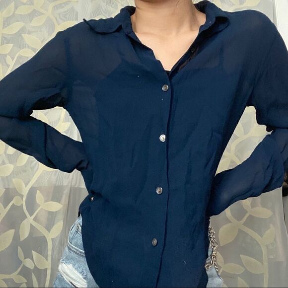 Armani exchange button up blouse - Picture 11 of 12